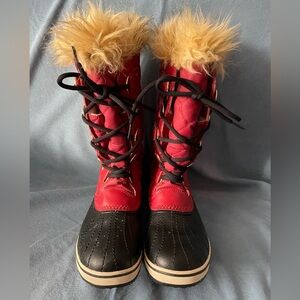 Sorel Joan of Arctic Red Tall Insulated Waterproof Boots, 8.5